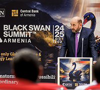 The Central Bank of Armenia hosted the “Black Swan Summit Armenia 2025” at Dilijan Training and Research Center