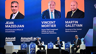 CBA Governor Martin Galstyan Participated in the Amundi Investment Forum
